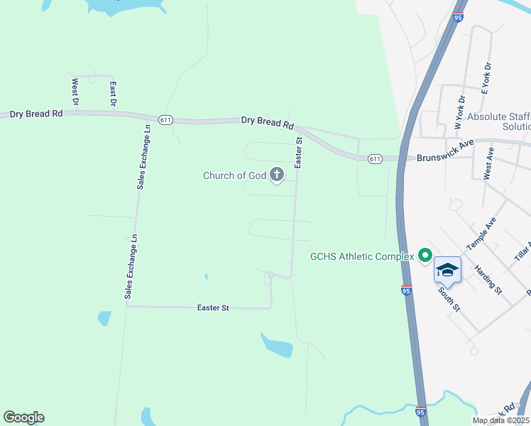 map of restaurants, bars, coffee shops, grocery stores, and more near 199 Anderson Street in Emporia