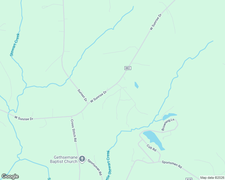 map of restaurants, bars, coffee shops, grocery stores, and more near 1741 West Sunrise Drive in Dry Fork