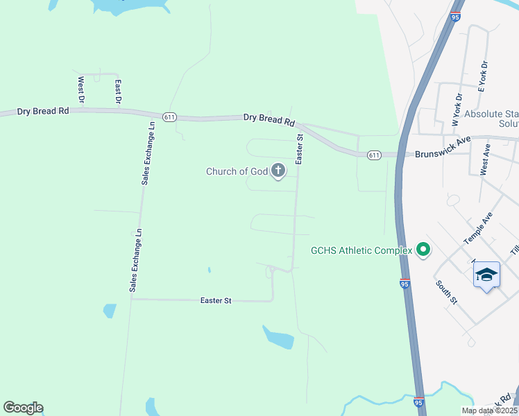 map of restaurants, bars, coffee shops, grocery stores, and more near 133 Anderson Street in Emporia