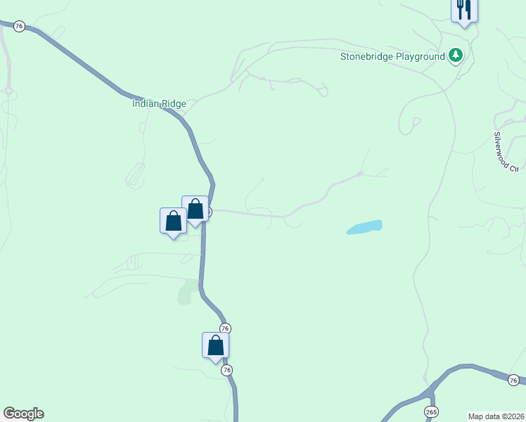 map of restaurants, bars, coffee shops, grocery stores, and more near 118 Notch Lane in Reeds Spring