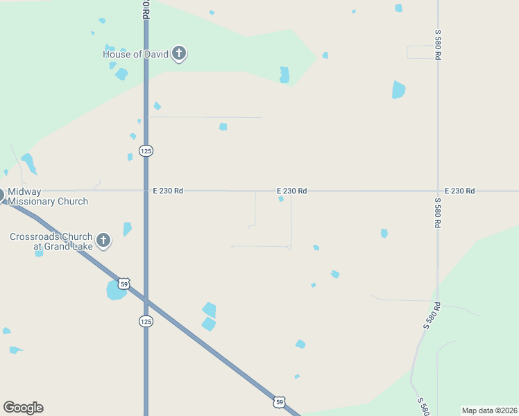 map of restaurants, bars, coffee shops, grocery stores, and more near 23036 South 574 Road in Afton