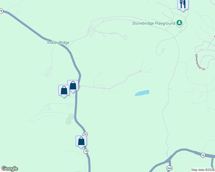 map of restaurants, bars, coffee shops, grocery stores, and more near 118 Notch Lane in Reeds Spring