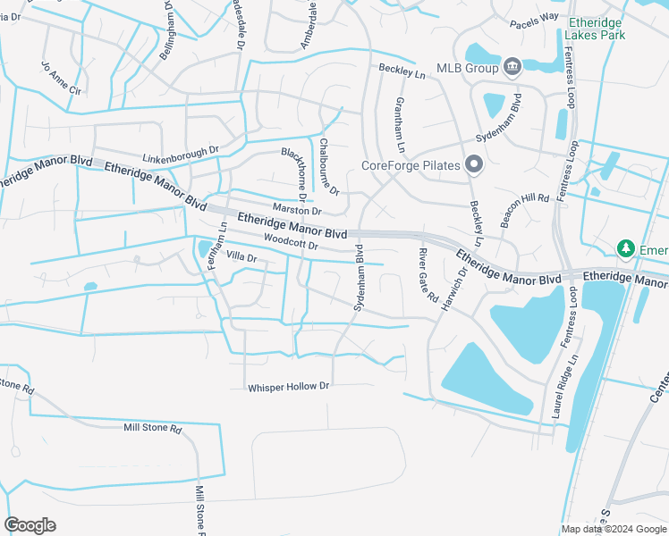 map of restaurants, bars, coffee shops, grocery stores, and more near 621 Valor Court in Chesapeake