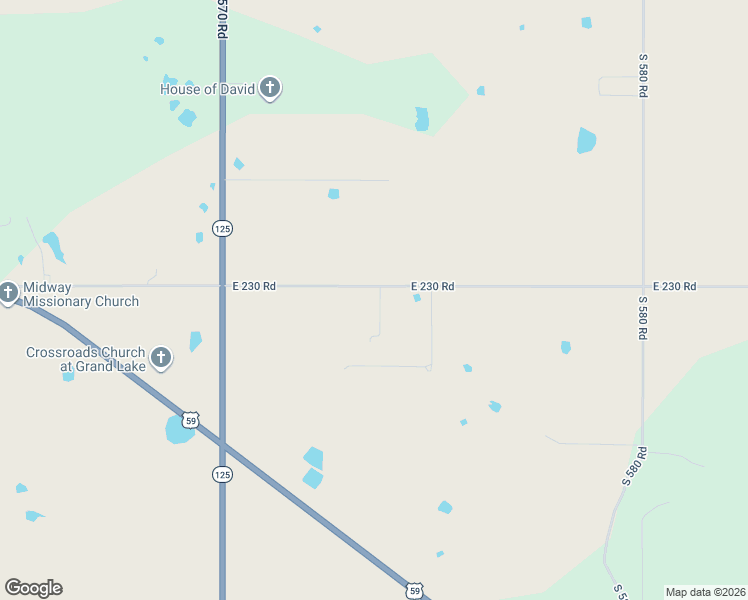 map of restaurants, bars, coffee shops, grocery stores, and more near 23036 South 574 Road in Afton