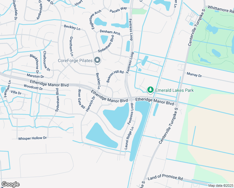 map of restaurants, bars, coffee shops, grocery stores, and more near 905 Lingale Arch in Chesapeake