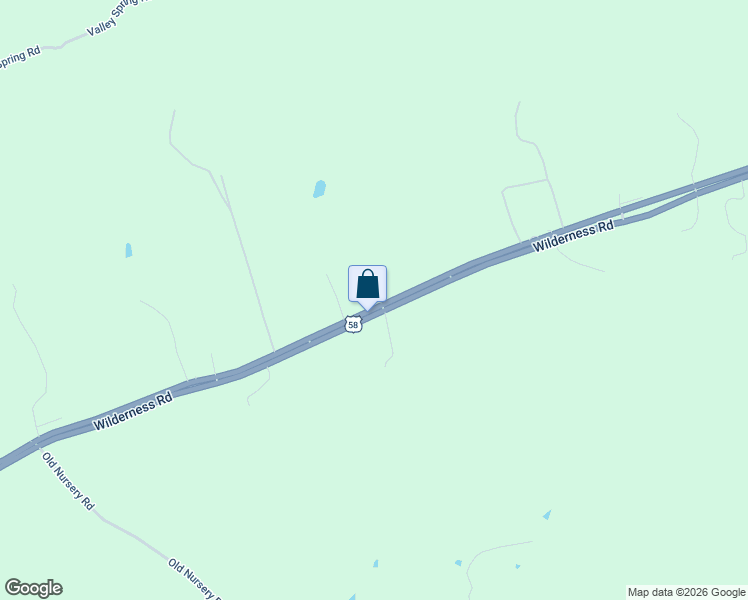 map of restaurants, bars, coffee shops, grocery stores, and more near 20201 U.S. 58 in Rose Hill