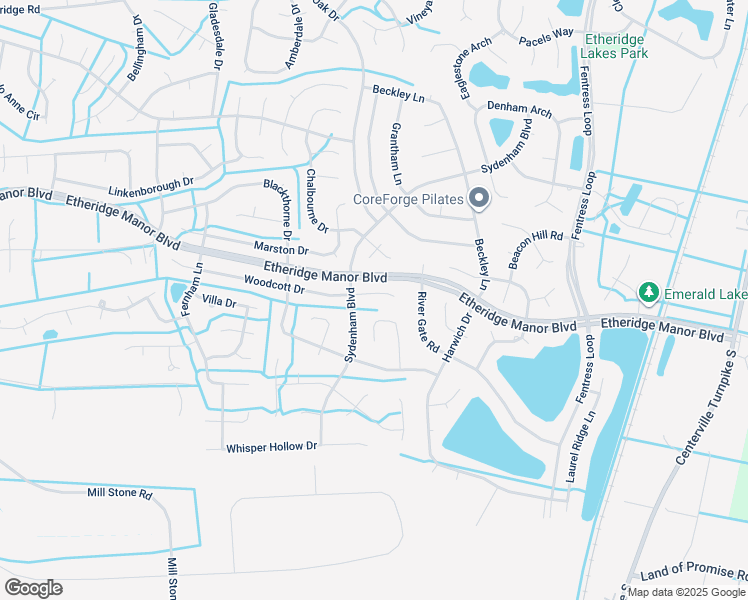 map of restaurants, bars, coffee shops, grocery stores, and more near 909 Woodcott Drive in Chesapeake