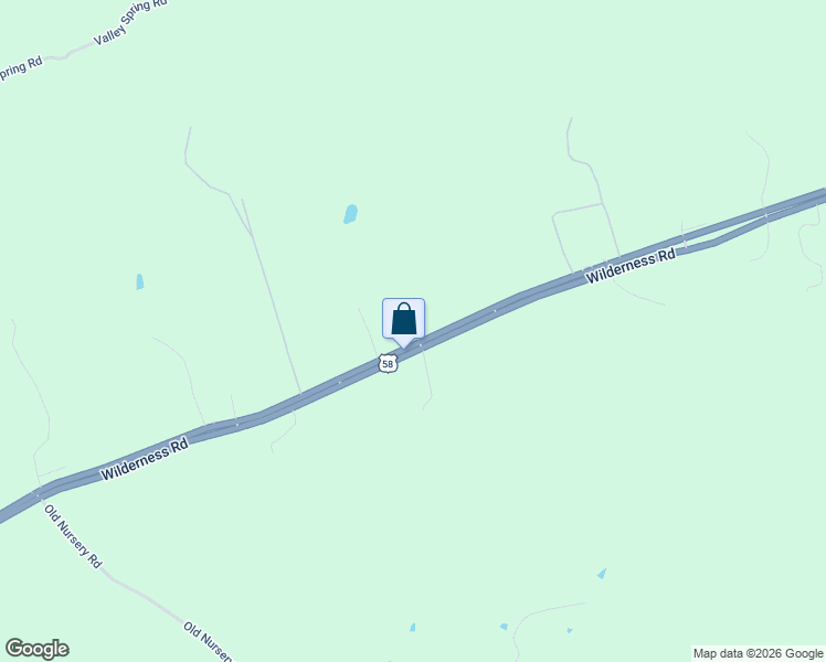 map of restaurants, bars, coffee shops, grocery stores, and more near 20201 U.S. 58 in Rose Hill