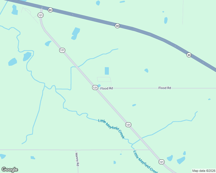 map of restaurants, bars, coffee shops, grocery stores, and more near 94 Flood Road in Mayfield