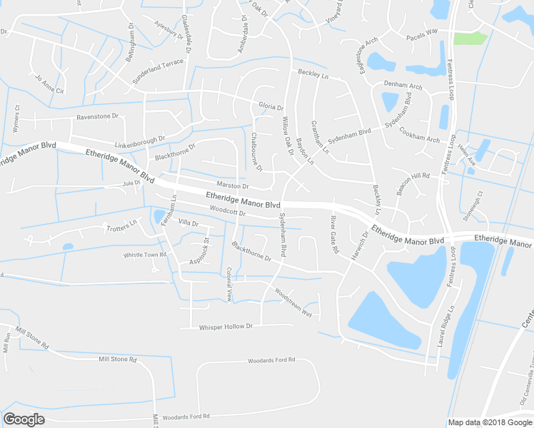 map of restaurants, bars, coffee shops, grocery stores, and more near 820 Woodcott Drive in Chesapeake