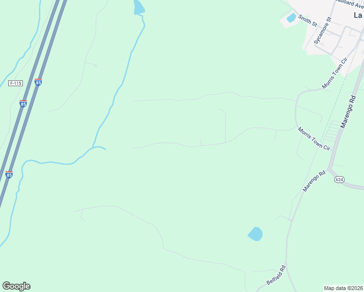 map of restaurants, bars, coffee shops, grocery stores, and more near 596 Peter Walker Road in La Crosse