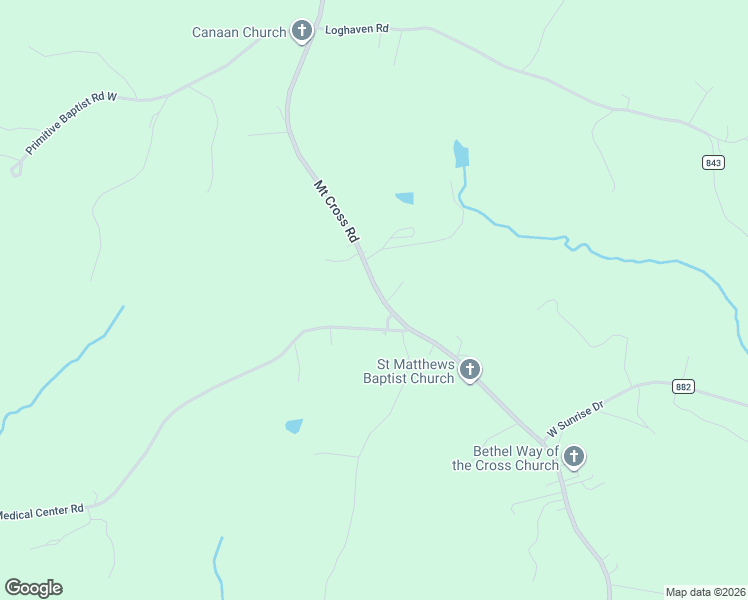 map of restaurants, bars, coffee shops, grocery stores, and more near 12205 Mount Cross Road in Dry Fork