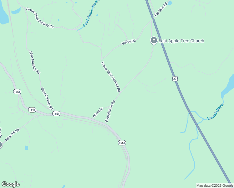 map of restaurants, bars, coffee shops, grocery stores, and more near East Appletree Road in Stearns