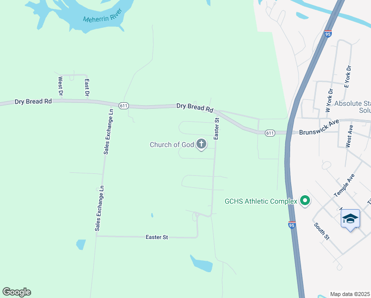 map of restaurants, bars, coffee shops, grocery stores, and more near 90 Ellington Street in Emporia