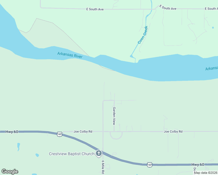 map of restaurants, bars, coffee shops, grocery stores, and more near 57 Knox Road in Ponca City
