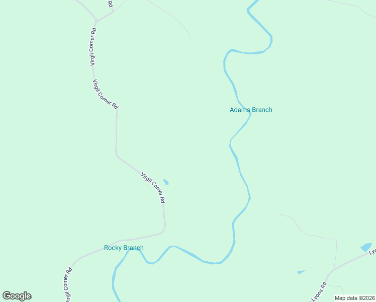 map of restaurants, bars, coffee shops, grocery stores, and more near 1408 Virgil Comer Road in Gamaliel