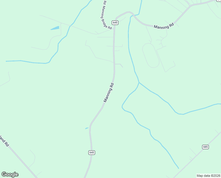 map of restaurants, bars, coffee shops, grocery stores, and more near 2100 Manning Road in Suffolk