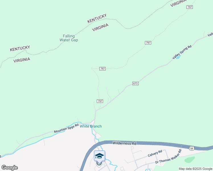 map of restaurants, bars, coffee shops, grocery stores, and more near State Road 797 in Rose Hill