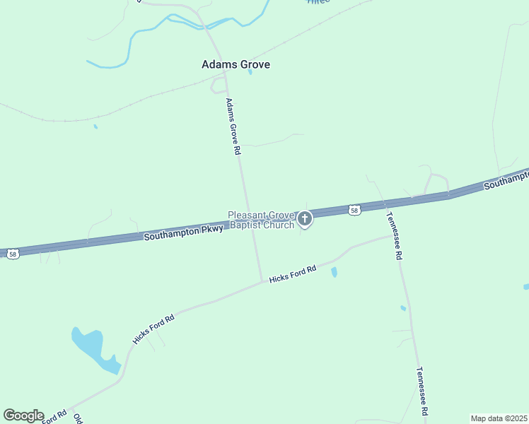 map of restaurants, bars, coffee shops, grocery stores, and more near 7221 Southampton Parkway in Drewryville