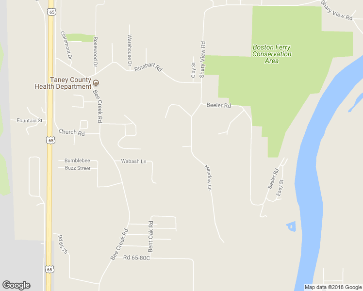 map of restaurants, bars, coffee shops, grocery stores, and more near 156 Hickory Ridge Court in Branson