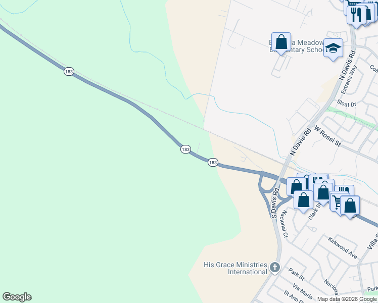 map of restaurants, bars, coffee shops, grocery stores, and more near 16-36 Castroville Road in Salinas