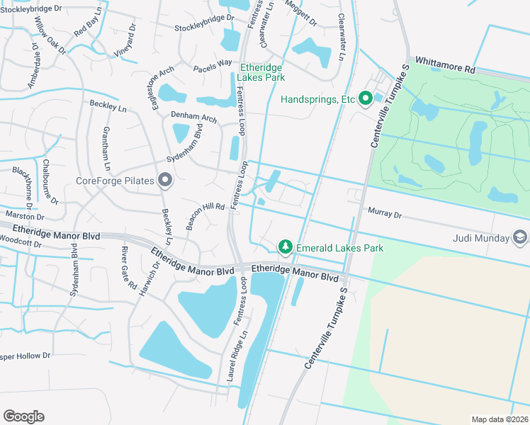 map of restaurants, bars, coffee shops, grocery stores, and more near 604 Stoneleigh Court in Chesapeake