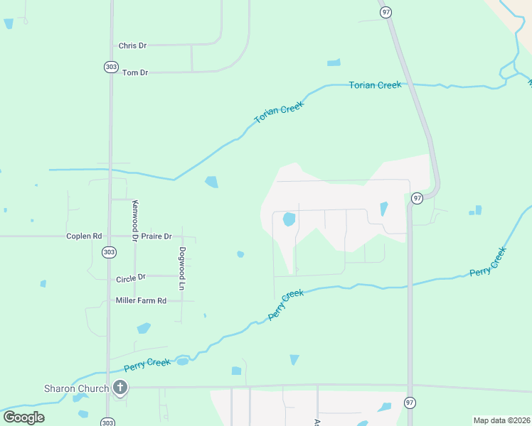 map of restaurants, bars, coffee shops, grocery stores, and more near Smith's Lane in Mayfield
