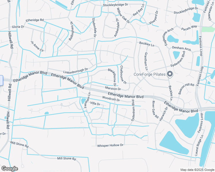 map of restaurants, bars, coffee shops, grocery stores, and more near 628 Marston Drive in Chesapeake