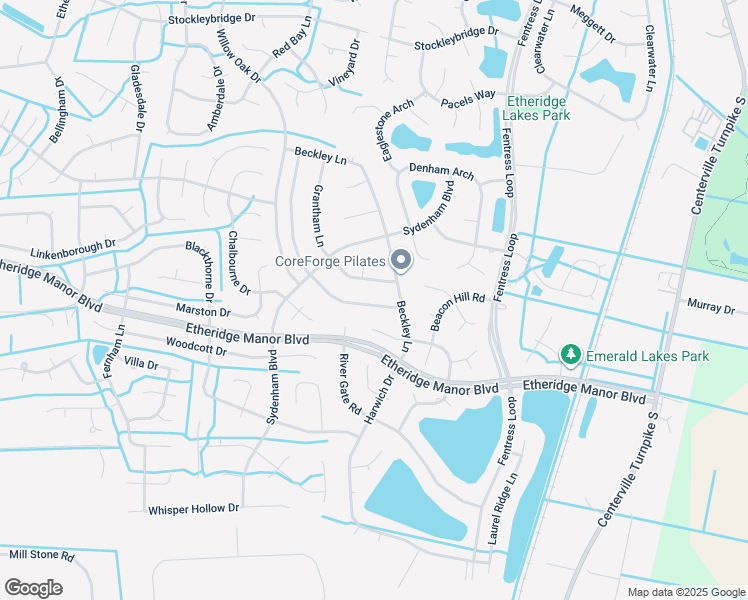 map of restaurants, bars, coffee shops, grocery stores, and more near 1037 Baydon Lane in Chesapeake