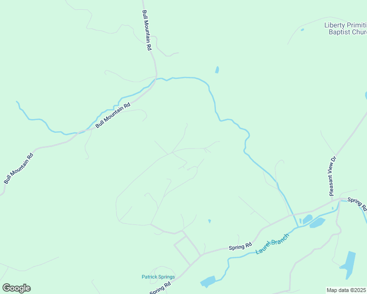 map of restaurants, bars, coffee shops, grocery stores, and more near 607 Via Mountain Lane in Patrick Springs