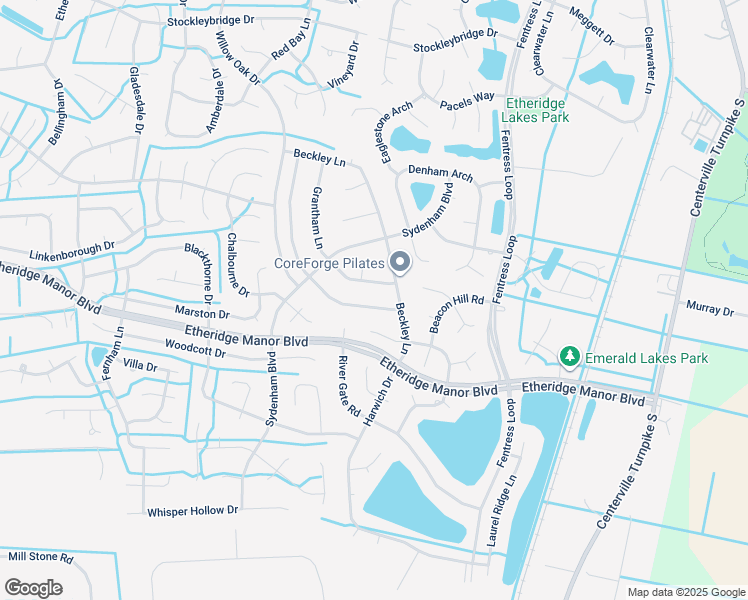map of restaurants, bars, coffee shops, grocery stores, and more near 1037 Baydon Lane in Chesapeake
