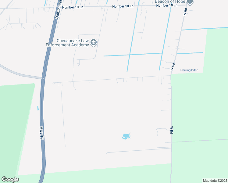 map of restaurants, bars, coffee shops, grocery stores, and more near 2429 Herring Ditch Rd in Chesapeake