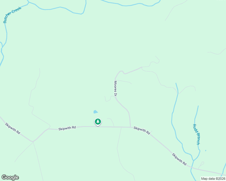 map of restaurants, bars, coffee shops, grocery stores, and more near 250-346 Moores Drive in Boydton