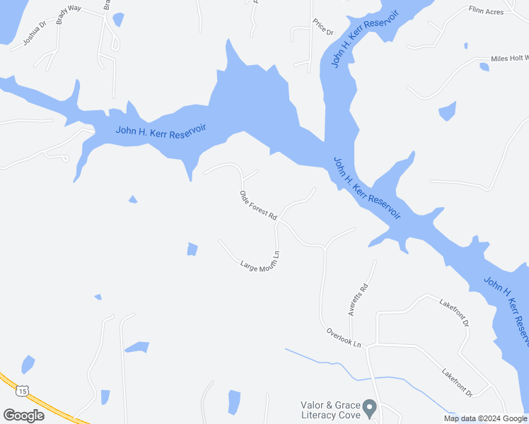 map of restaurants, bars, coffee shops, grocery stores, and more near Olde Forest Road in Mecklenburg County