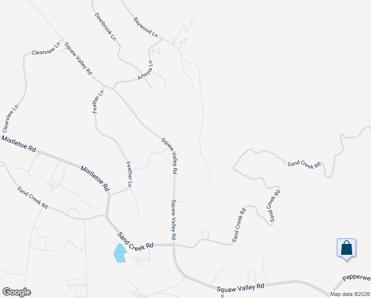 map of restaurants, bars, coffee shops, grocery stores, and more near 37754 Squaw Valley Road in Squaw Valley