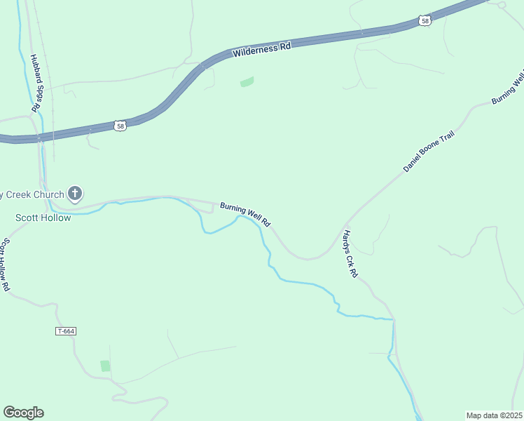 map of restaurants, bars, coffee shops, grocery stores, and more near Burning Well Road in Lee County