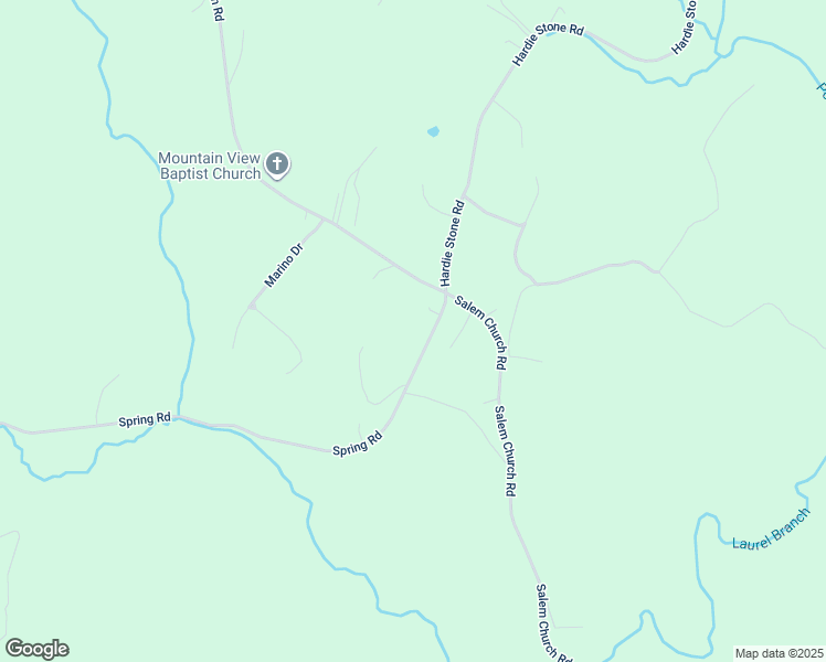 map of restaurants, bars, coffee shops, grocery stores, and more near 6297 Spring Road in Patrick Springs