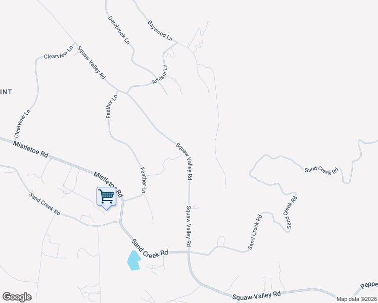 map of restaurants, bars, coffee shops, grocery stores, and more near 37754 Squaw Valley Road in Yokuts Valley