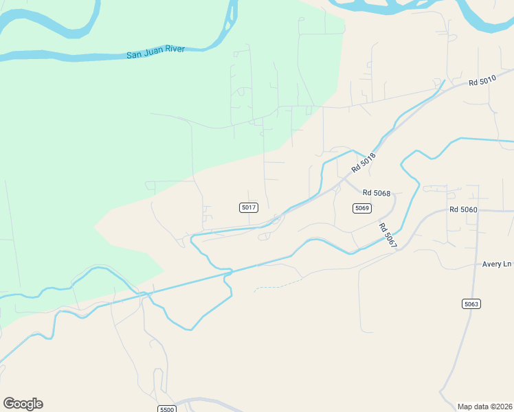 map of restaurants, bars, coffee shops, grocery stores, and more near 12 Road 5017 in Bloomfield