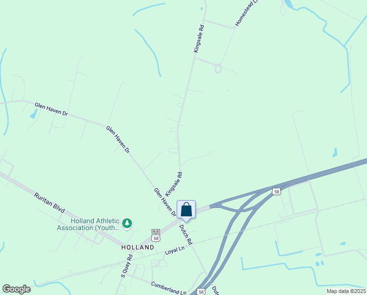 map of restaurants, bars, coffee shops, grocery stores, and more near 300 Kingsale Road in Suffolk