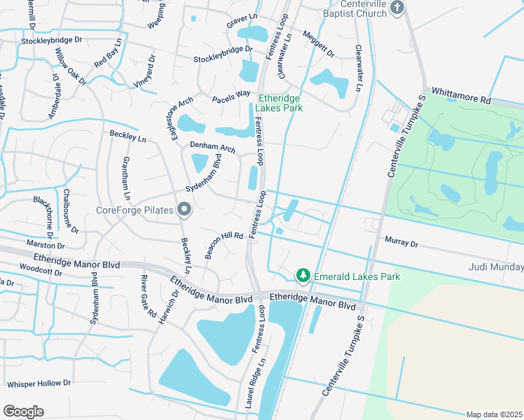 map of restaurants, bars, coffee shops, grocery stores, and more near 601 Helen Avenue in Chesapeake