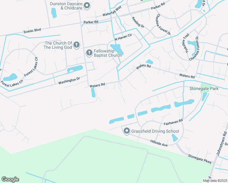 map of restaurants, bars, coffee shops, grocery stores, and more near 1024 Waters Road in Chesapeake