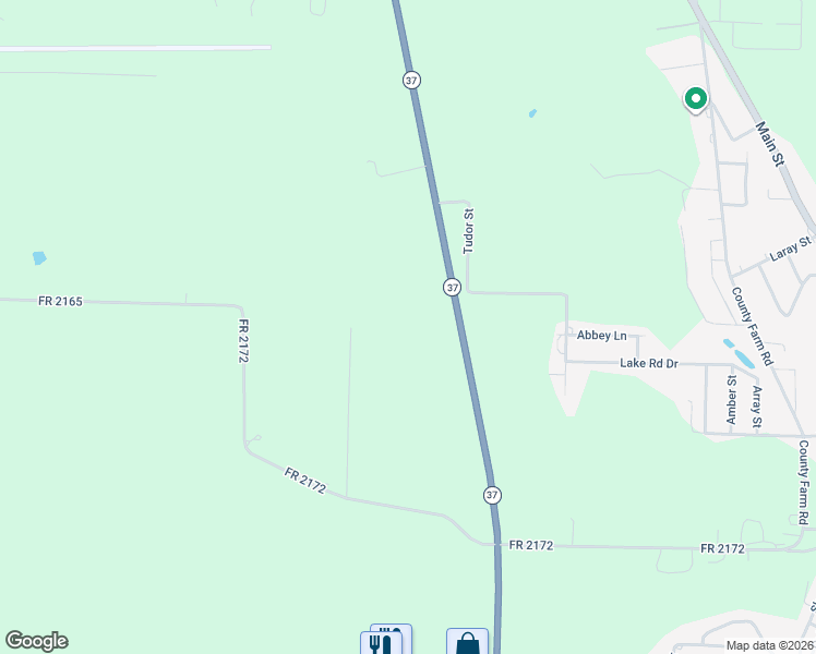 map of restaurants, bars, coffee shops, grocery stores, and more near 16804 Farm Road 1098 in Cassville