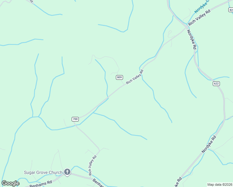 map of restaurants, bars, coffee shops, grocery stores, and more near 8856 Rich Valley Road in Bristol