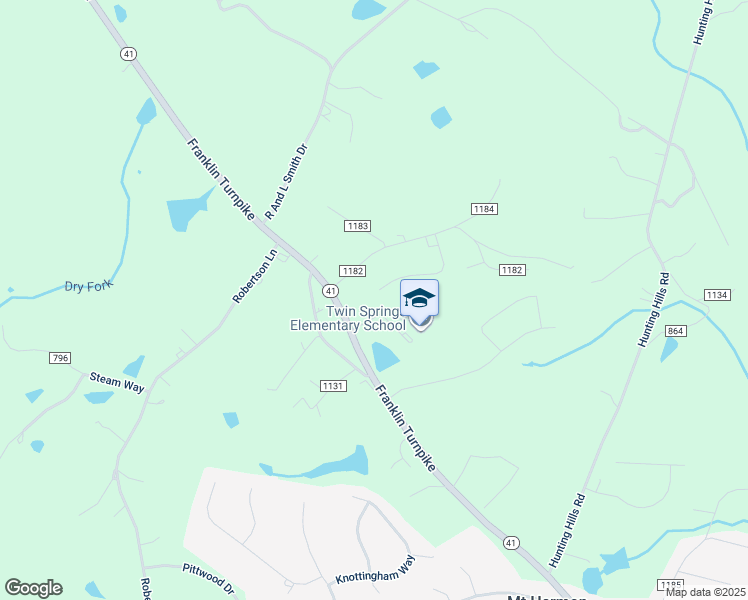 map of restaurants, bars, coffee shops, grocery stores, and more near 385 Samuel Bend in Danville