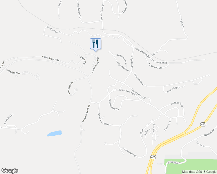 map of restaurants, bars, coffee shops, grocery stores, and more near 1403 Stoneycreek Circle in Reeds Spring