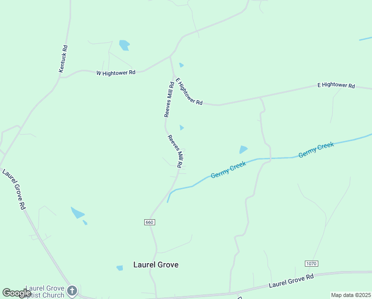 map of restaurants, bars, coffee shops, grocery stores, and more near 3443 Reeves Mill Road in Sutherlin