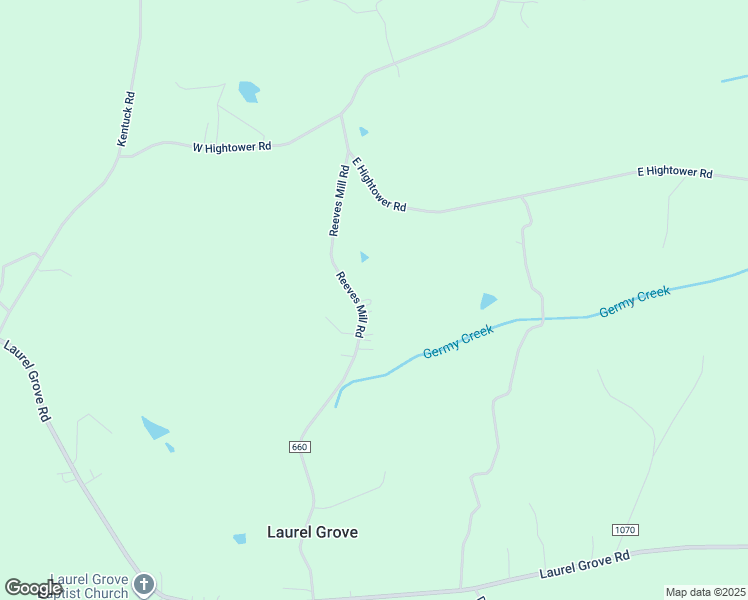 map of restaurants, bars, coffee shops, grocery stores, and more near 3443 Reeves Mill Road in Sutherlin