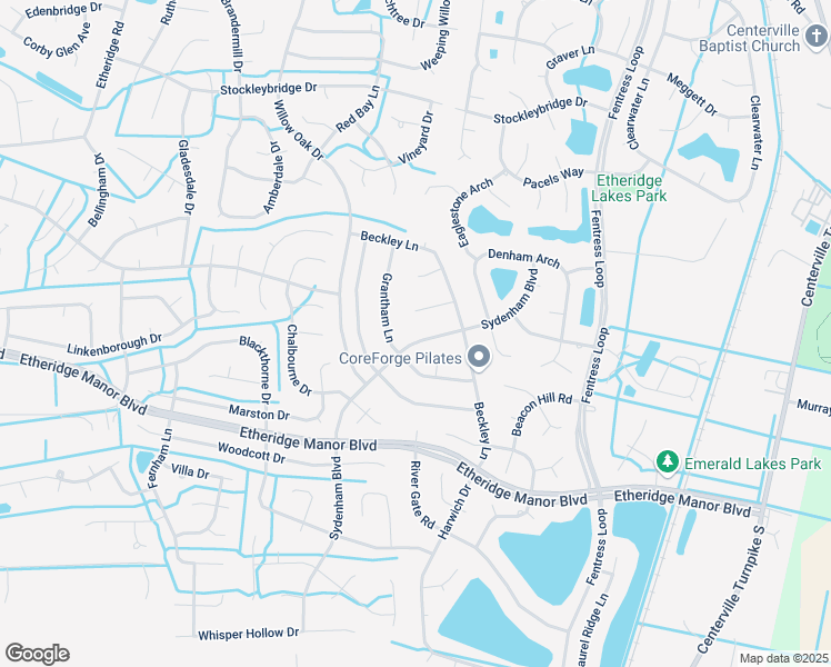 map of restaurants, bars, coffee shops, grocery stores, and more near 808 Sydenham Boulevard in Chesapeake