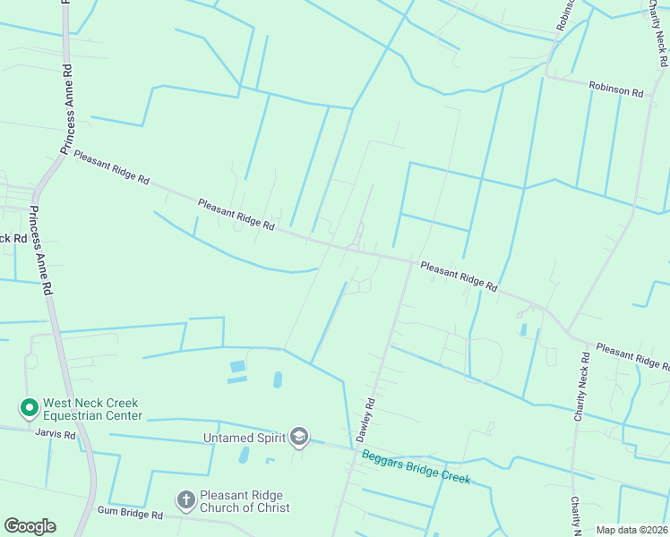 map of restaurants, bars, coffee shops, grocery stores, and more near 1857 Pleasant Ridge Road in Virginia Beach